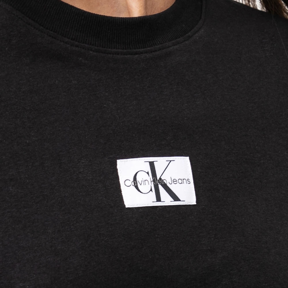 Badge Seaming T-Shirt - Black