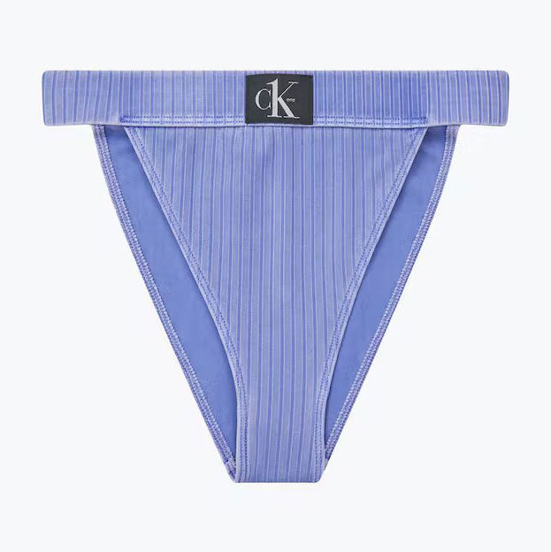 High Rise Cheeky Bikini Bottom - Purple